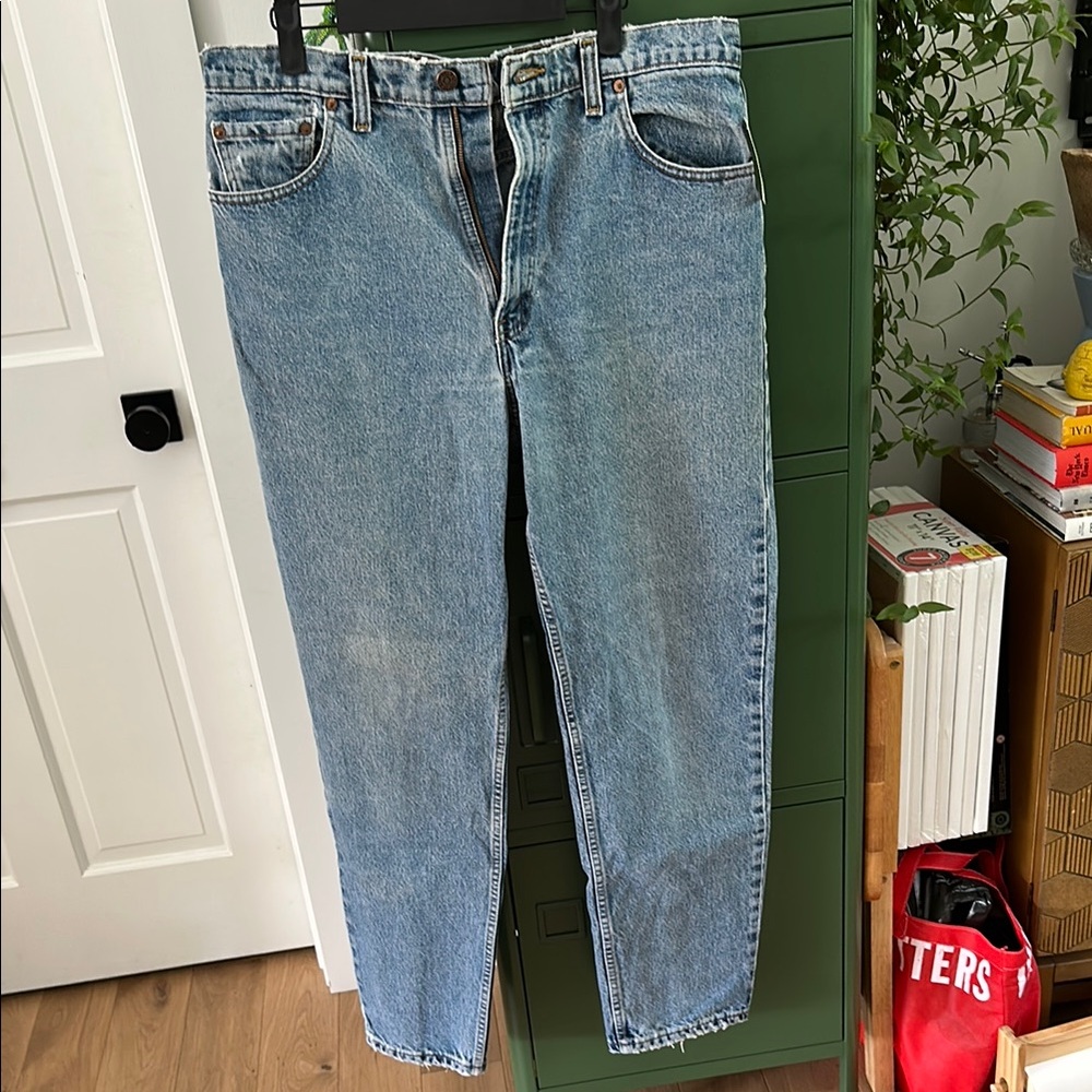 Levi's Blue Straight Jeans Timeless Style